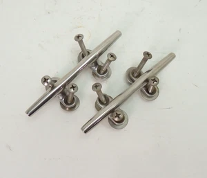 2000 Chaparral Marine 6 inch Stainless Steel Cleats + Hardware - Picture 1 of 4