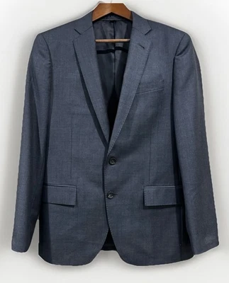 J Crew Ладлоу мужчин 38с 38 короткий синий шерсти Tollegno 1900 блейзер опрятный старые деньги - Изображение 1 из 4