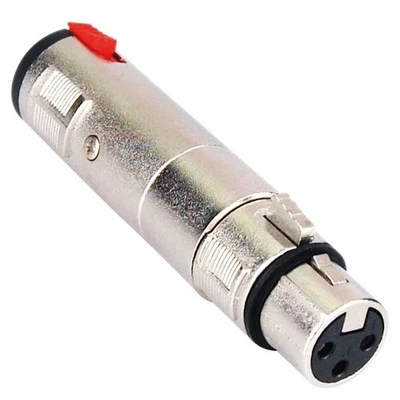 Adapter von 6,3 mm Klinke auf XLR Buchse, Metall Stecker, Klinkenstecker - Bild 1 von 4