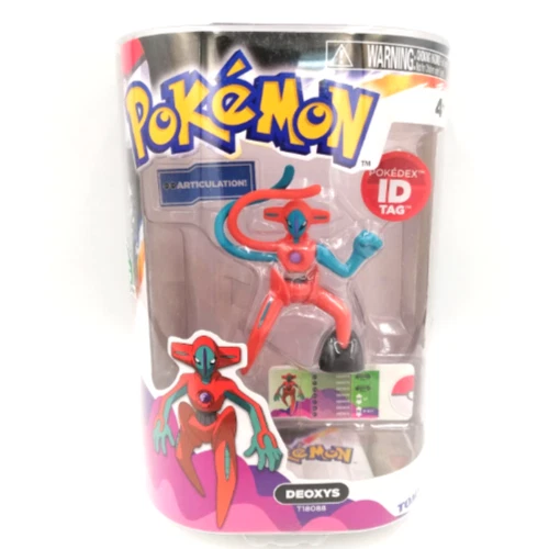 Figura Pokemon Deoxys y etiqueta de identificación de Pokédex - TOMY 2013 totalmente nueva Foto 1 de 3