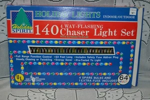 Vintage Weihnachten ~ Miniatur Leuchte 140 Chaser Light Set 4-fach blinkend - Bild 1 von 14
