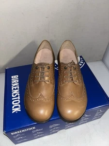 Scarpe Birkenstock LARAMIE LOW SAND brogue in pelle marrone taglia 5 38 nuove 466 - Foto 1 di 8