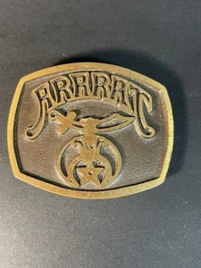 Shriners “Ararat” Belt Buckle - Picture 1 of 7