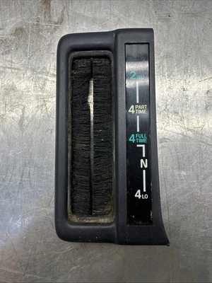 1997-2001 Jeep Cherokee XJ 242NP Transfer Case Shifter Indicator Bezel 4x4 OEM Foto 1 de 2