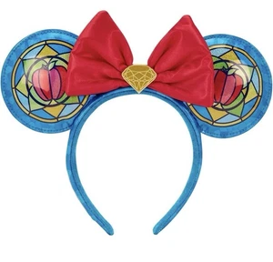 Colección de vitrales de princesa Loungefly Disney orejas blancas como la nieve nuevas con etiquetas - Imagen 1 de 3