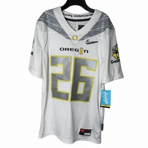 RAR Nike Oregon Ducks "Stomp Out Cancer" Fußball Trikot Herren S weiß *LESEN* - Bild 1 von 24