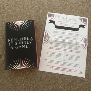Caraval UK ARC sprayed edges uncorrected proof advance reader Stephanie garber - Picture 1 of 12