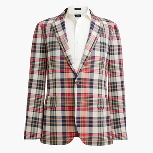J.Crew Plaid Sport Coat Size 40R - Picture 1 of 1