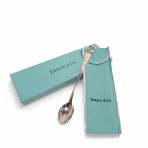 Tiffany & Co. 925 Sterling Silber Mann im Mond Säugling Fütterungslöffel in Box - Bild 1 von 24