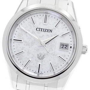 CITIZEN WATCH AQ4100-65W/A060-A1CT403 THE CITIZEN WASHI DIAL SOLAR TITANIUM 38MM - Picture 1 of 6