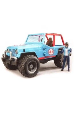 Jeep Cross Country Racer azul 1/16 con conductor de Bruder 02541 Foto 1 de 4