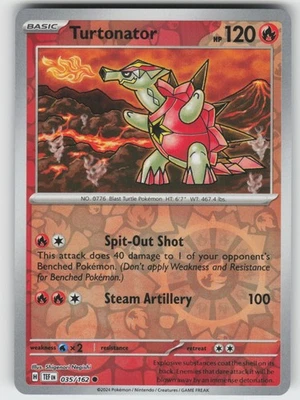Turtonator Reverse Holo Common SV05: Temporal Forces 035/162 Pokemon - Image 1 of 2