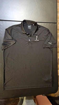 Hickory Woods Golf Course Puma Rotation Polo Shirt Mens XL Black - Image 1 of 4