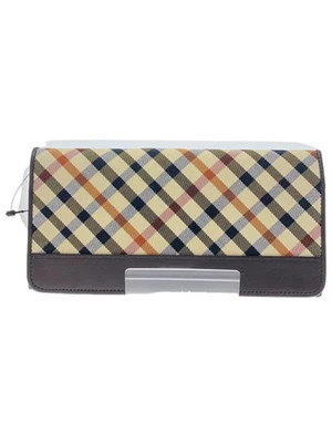 Cartera plegable Daks BRW Check para hombre DP36013 Foto 1 de 4