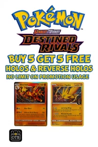 Cartas Pokémon - Escarlata y Violeta: Rivales Destinos - Holos y Holos Inversos - Imagen 1 de 1