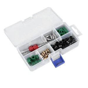 71pcs Air Condition Repair A Hvac Hose Gasket Kit Repair Tool 10pcs Valve Cores - Picture 1 of 9