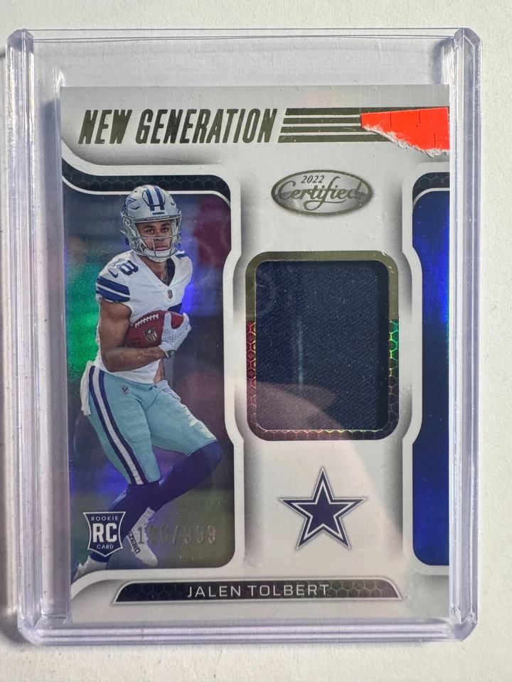K319,988 -  2022 Certified New Generation Jerseys #26 Jalen Tolbert #/399 - Image 1 of 1