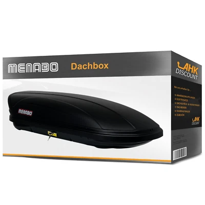 MENABO Dachbox Marathon 400 schwarz, matt 400 Liter Neuware