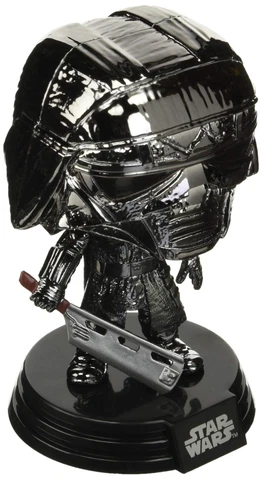 Funko POP! Star Wars Knight of Ren (Heavy Blade) #335 [Hematite Chrome] Cover