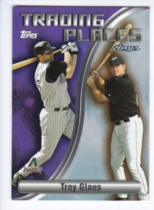2006 Topps #TP-TG TONY GLAUS Trading Places Insert Diamondbacks to Blue Jays - Picture 1 of 2