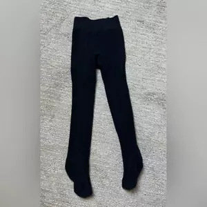 Little Girls Cotton Knit Tights size 4-6 years - Picture 1 of 4