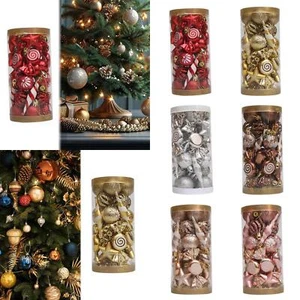 31x Christmas Tree Hanging Decorations Christmas Ornament Wall Xmas Pendants - Picture 1 of 39