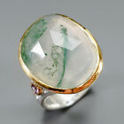 Fine Art Natural Agate Ring 925 Sterling Silver Size 775 R347315