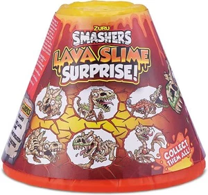 Zuru Smashers Series 4 Volcano Lava Slime Surprise Dinosaur Skeleton - Picture 1 of 2