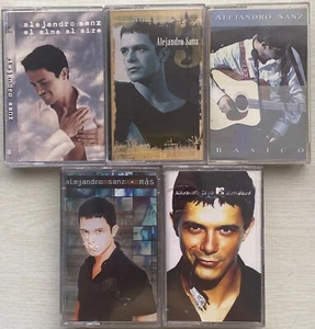 Alejandro Sanz - Lot x5 News Cassettes 1st Press Colombian - Picture 1 of 4