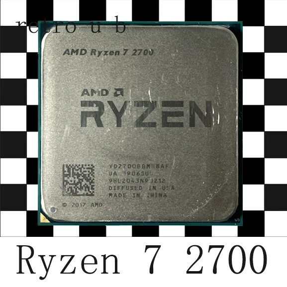 AMD Ryzen 7 2700 Socket AM4 3.2GHz 16M 65W  CPU Processor  R7 2700 - Image 1 of 1