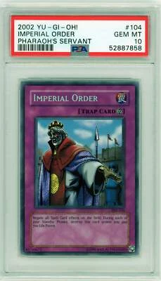 PSA 10 Imperial Order // Yugioh Pharaoh's Servant PSV #104 - Image 1 of 2