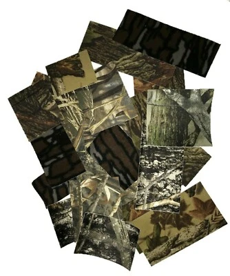 6 PC PACK Assorted CAMO Adhesive Bow Quiver Rest SILENCING Material Pads VALUE ! - Image 1 of 3