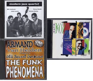 Lot Of 3 Jazz / Funk CDs -Modern Jazz Quartet, The Funk Phenomena, Dave Koz - Imagen 1 de 2