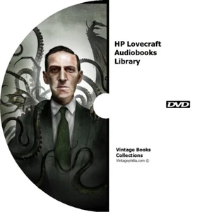 * HP LOVECRAFT BOOKS COLLECTION * 25 AUDIOBOOKS on MP3 DVD * H.P. - Picture 1 of 1