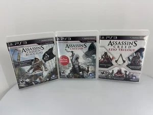 Assassins Creed Konvolut 3 Discs, insgesamt 5 Spiele. 3,4 Black Flag und Ezio Trilogy - Bild 1 von 5
