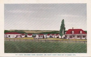 Postal Hotel Vincennes Cabins Beaumont Quebec Canadá - Imagen 1 de 1