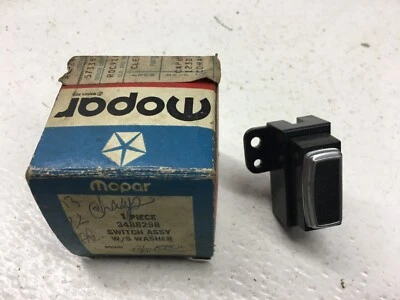 Nuevo de Lote Antiguo Mopar 1971 1972 1973 Chrysler e Imperial Interruptor de Lavadora de Parabrisas 3488298 Foto 1 de 4