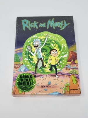 Rick And Morty Season 1 DVD First Print with Good Morty Comic BRAND NEW SEALED - Image 1 of 4