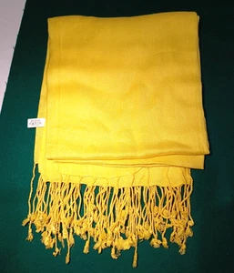 LARGE PASHMINA by "BIJOUX TERNER". 1.88m X 0.85m. 100% VISCOSE. - Picture 1 of 9