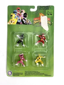 Juguetes de placa Mighty Morphin Power Rangers Party Favors 1993 - Imagen 1 de 3