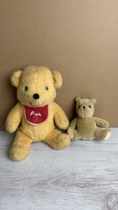 2 Vintage Winnie The Pooh Plush Toys - Picture 1 of 12