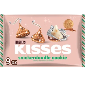 KISSES Snickerdoodle Cookie Flavored, Christmas Candy Bag, 9 Oz - Picture 1 of 12