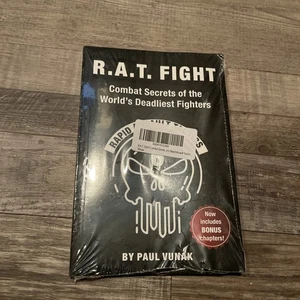R.A.T. FIGHT Combat Secrets Paperback Paul Vunak Fighting Martial Arts - Foto 1 di 3