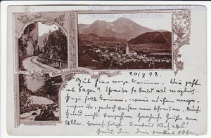 BEZIRK KIRCHDORF , FOTOKARTE GRUSS AUS WINDISCHGARSTEN , 1898 - Picture 1 of 2