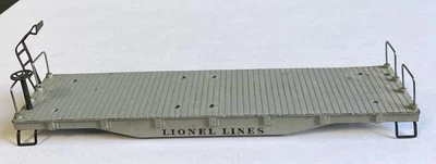 LIONEL #2419-2 O DIE-CAST FLAT CAR BASE FOR WORK CABOOSE for Parts RESTORE Train - Image 1 of 4