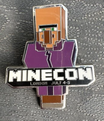 Minecon London 2015 Minecraft Pin Badge Villager Metal. Good Condition. - Image 1 of 4