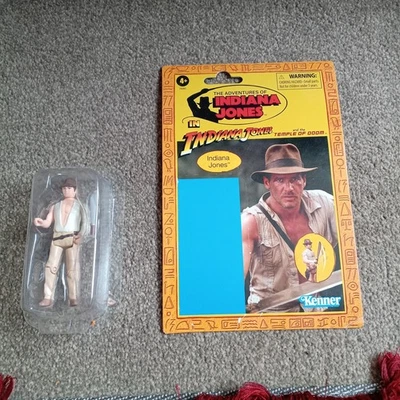 Indiana Jones - Temple of Doom - Indiana Jones Kenner Retro Carded  damaged card - Image 1 of 2