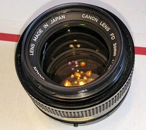 Canon FD 55mm 1.2 S.S.C. SSC Aspherical Lens Full Frame with Filter MADE JAPAN - Picture 1 of 18