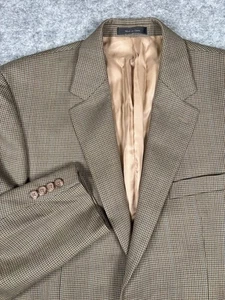 Lauren Ralph Lauren Blazer Mens 42R Houndstooth Wool Sport Coat Classic Jacket - Picture 1 of 14