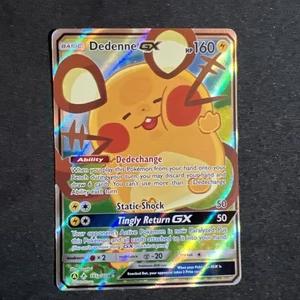 Dedenne GX 195a/214 NM Alternate Full Art Promo Pokemon Card - Picture 1 of 10